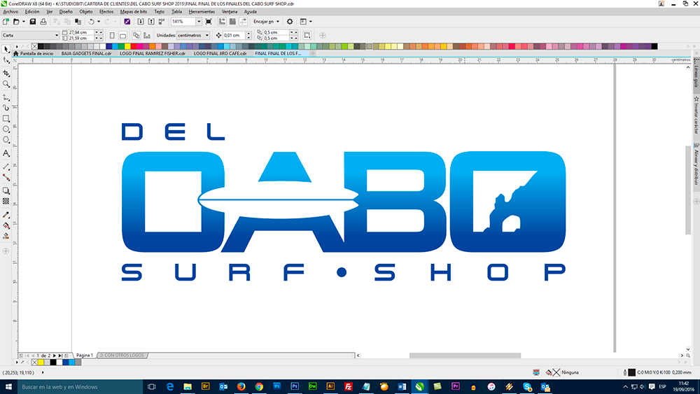 DISEÑO DE LOGOS LOS CABOS BCS